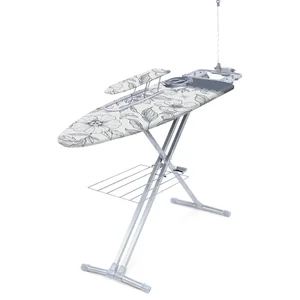 НИКА Доска гладильная НИКА 12 НТ9/1 с серыми цветами