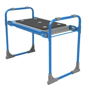 НИКА Скамейка садовая с мягким сиденьем СКМ2 голубой