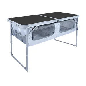 НИКА Стол складной с полкой ССТ-3П