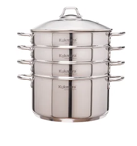 Кукмара Мантоварка 3-х секционная 28см 7л STM702803G