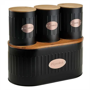 ALPENKOK Хлебница с банками 34,5х19х16,3 см AK-4011
