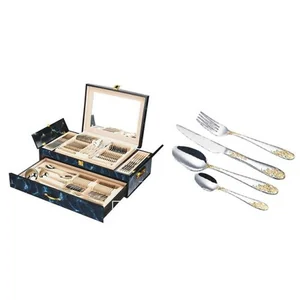 MercuryHaus Столовый набор дипломат Hans Muller 72ч. HM-305/blue