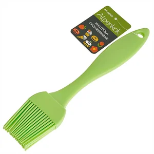 ALPENKOK Кисточка силиконовая 20,5×4 см AK-6076S зеленый