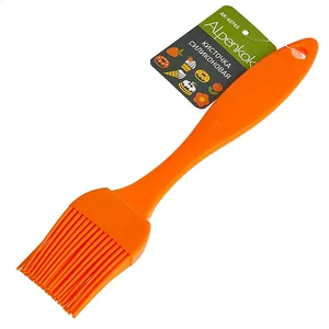 ALPENKOK Кисточка силиконовая 20,5×4 см AK-6076S оранжевый
