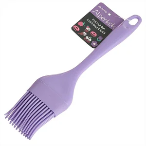 ALPENKOK Кисточка силиконовая 22×4 см AK-6077S лавандовый