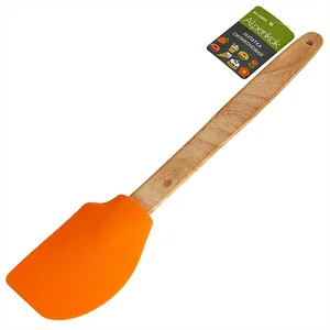 ALPENKOK Лопатка силиконовая 29,5×5,5 см AK-6080S оранжевый