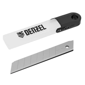 Denzel Лезвия, 18 мм, сталь SK5 - 0,6 мм, усиленные, 5 штук 79305