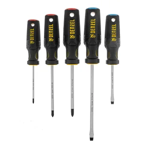 Denzel Набор отверток, 5 шт., PH+SL, S2, 3к рукоятка 122157