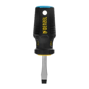 Denzel Отвертка, SL6x38 мм, S2, 3к рукоятка 122017