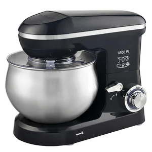 DELTA Миксер 1800 Вт с чашей 5 л DE-7901P черный