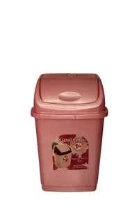 РОССПЛАСТ Ведро для мусора 4,0 л. РП 1011 РОЗОВЫЙ ПЕРЛАМУТР