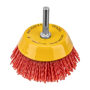 Denzel Щетка для дрели, 75 мм 74436