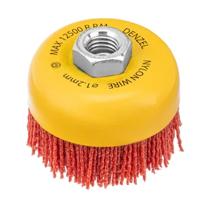 Denzel Щетка для УШМ, 75 мм 74465