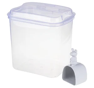М-ПЛАСТИКА Контейнер 5л для МУКИ ПРОЗРАЧНЫЙ М 1183