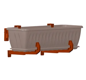 М-пластика Крепление для БАЛКОННЫХ ЯЩИКОВ ТЕРРАКОТОВЫЙ М 3229