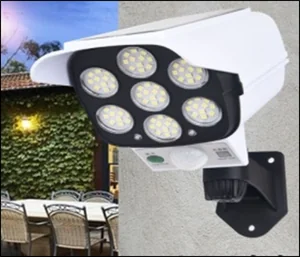 Фонарь индукционный уличный на солнечной батарее и датчиком движения 14924-3-10