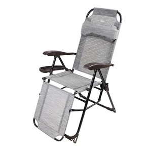 НИКА Кресло-шезлонг с подножкой и полкой КШ3/4 бамбук