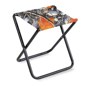 НИКА Стул складной походный ПС/4 с камнями и кленовыми листьями