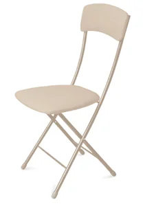 НИКА Стул складной ССН2/11 слоновая кость/бежевый металлик
