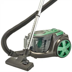DELTA Пылесос без мешка DL-0854 черный с зеленым