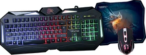 QUMO Клавиатура + мышь Spirit Of Wisdom K608+M300+G1