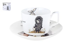 КОРАЛЛ Пара кофейная 220мл Ежик в тумане NB209JCCS