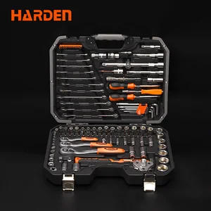 HARDEN Набор автомобильный 1/2" 3/8" 1/4" 132пр. 510822
