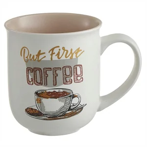 ROSARIO Кружка 400 мл Ф18-025L бежевый