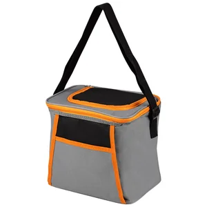 Mallony Термосумка PC2207, 12л, р-р: 26x20x24см, цвет: серо-оранжевый. 104569-SK