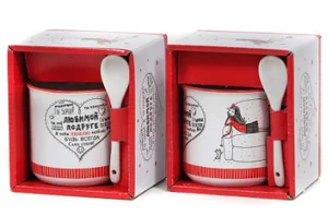 КОРАЛЛ Кружка 310мл."Любимой подруге" BRSD026-796f