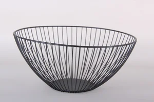 КОРАЛЛ Ваза для фруктов мелалл 25х11,5см. 6242