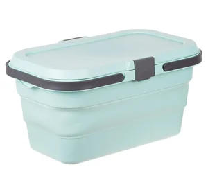 М-ПЛАСТИКА Корзина для пикника ФЛЕКС 16 л складная M 1239 морская волна 