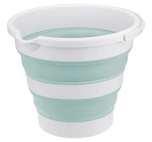 М-ПЛАСТИКА Ведро ФЛЕКС 5 л складное МОРСКАЯ ВОЛНА М 2414