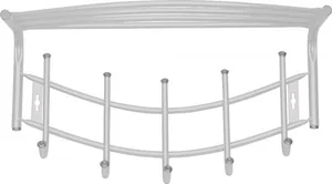 НИКА Вешалка настенная ВНП4/МС матовый серый