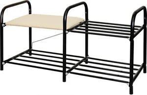 НИКА Этажерка Люкс ЭТЛ1-1/Ч черный матовый