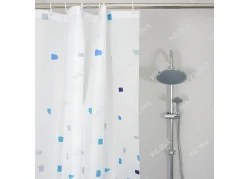 VILINA 66661 Штора для ванной "Для бережливых" 170х180см мозаика голубая 0322