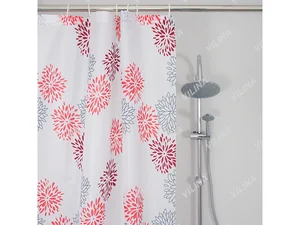 VILINA 66661 Штора для ванной "Для бережливых" 170х180см ПИОНЫ 1122