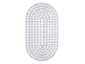 VILINA Коврик для ванны 38х67 см КАПЛЯ 6804 прозрачный