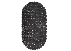 VILINA Коврик для ванны 36х69 см МОРСКАЯ ГАЛЬКА 6805 черный