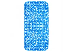 VILINA Коврик для ванны 35х72 см Паутинка 6916 синий