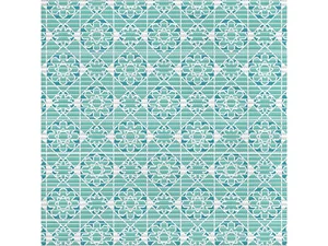 VILINA Коврик для ванной комнаты "ПРЕОБРАЖЕНИЕ" 0,65х15 м 7089-208PT-turguoise