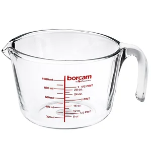 PASABAHCE Стакан мерный стеклянный Borcam 1л 59186