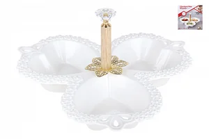 КОРАЛЛ Менажница 3-х секционная 21.5см ZD20233