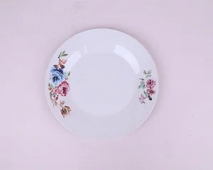 КОРАЛЛ Тарелка обеденная 23см. Зимние розы MC-006