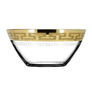 ГУСЬ ХРУСТАЛЬНЫЙ Набор салатников 2шт. Греческий узор EAV03-1425/S