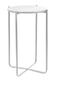 НИКА Стол кофейный HHST3/2 дуб дымчатый/белый