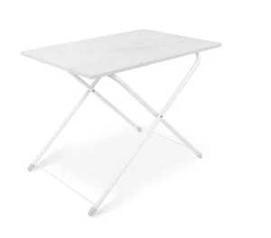 НИКА Стол складной HHTST/1 дуб дымчатый/матовый белый