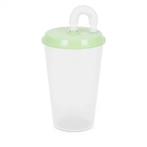 АЛЬТЕРНАТИВА Стакан 0,5л (с крышкой и трубочкой) М8993