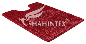 SHAHINTEX Коврик для туалета vintage SH V001 60*80 вишневый 00-00006498