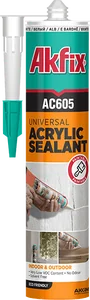 AKFIX Акриловый герметик 310мл. AC605 белый
